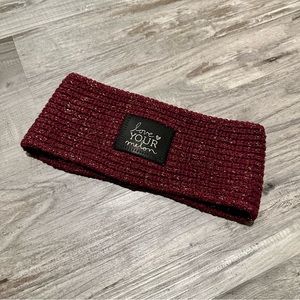 Burgundy and Gold Love Your Melon Knit Headband